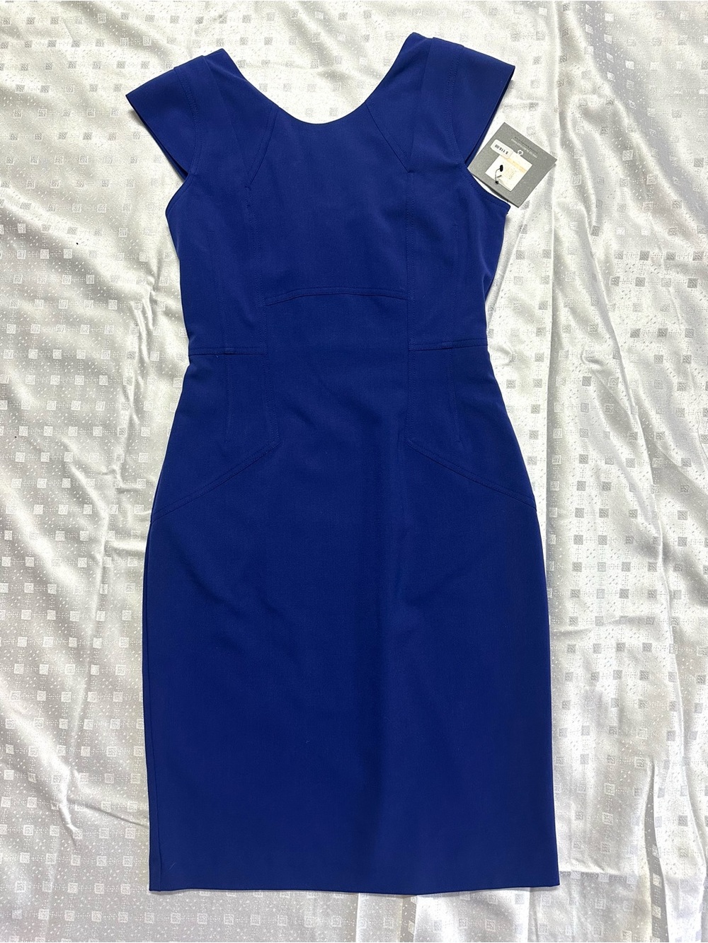 Marc New York Cap-Sleeve Sheath Dress in Royal Blue